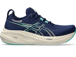 Cheap ASICS GEL-NIMBUS 26 WIDE Blue Expanse/Aurora Green
