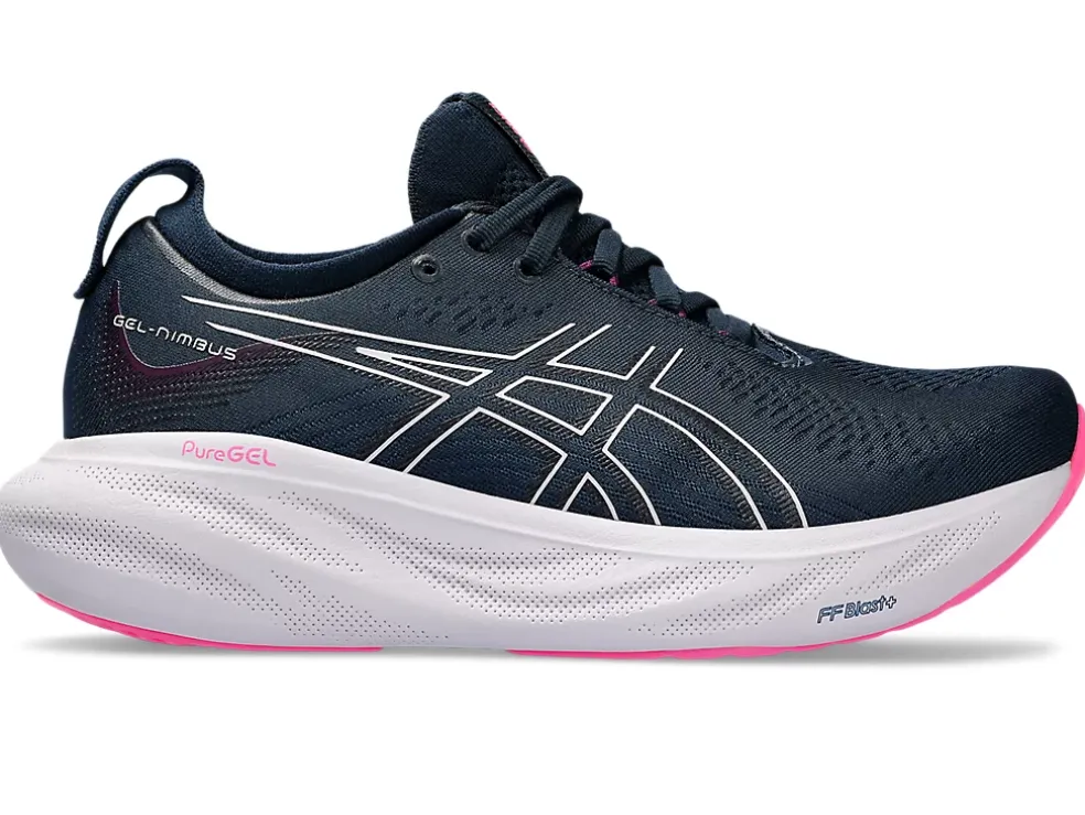Best ASICS GEL-NIMBUS 25 WIDE French Blue/Lilac Hint