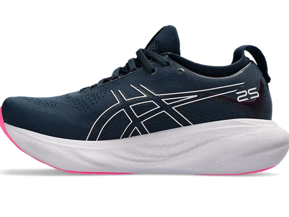 Best ASICS GEL-NIMBUS 25 WIDE French Blue/Lilac Hint