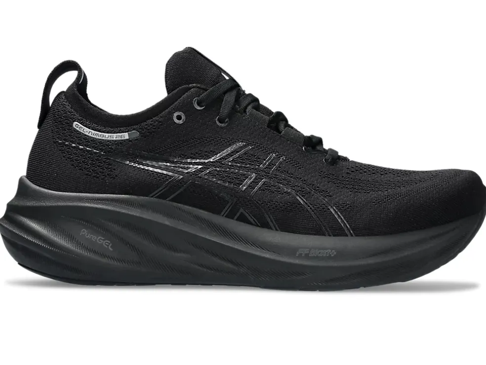 Discount ASICS GEL-NIMBUS 26 WIDE Black/Black