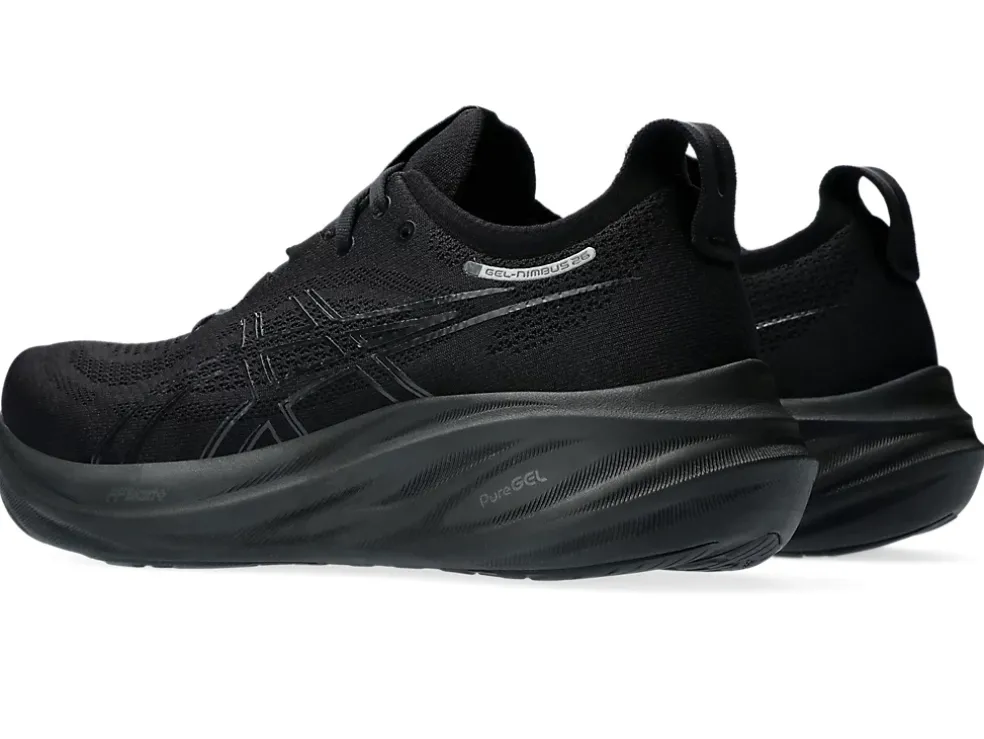 Discount ASICS GEL-NIMBUS 26 WIDE Black/Black