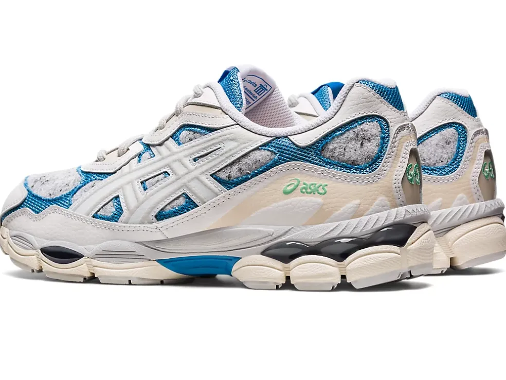 Clearance ASICS GEL-NYC White/Dolphin Blue
