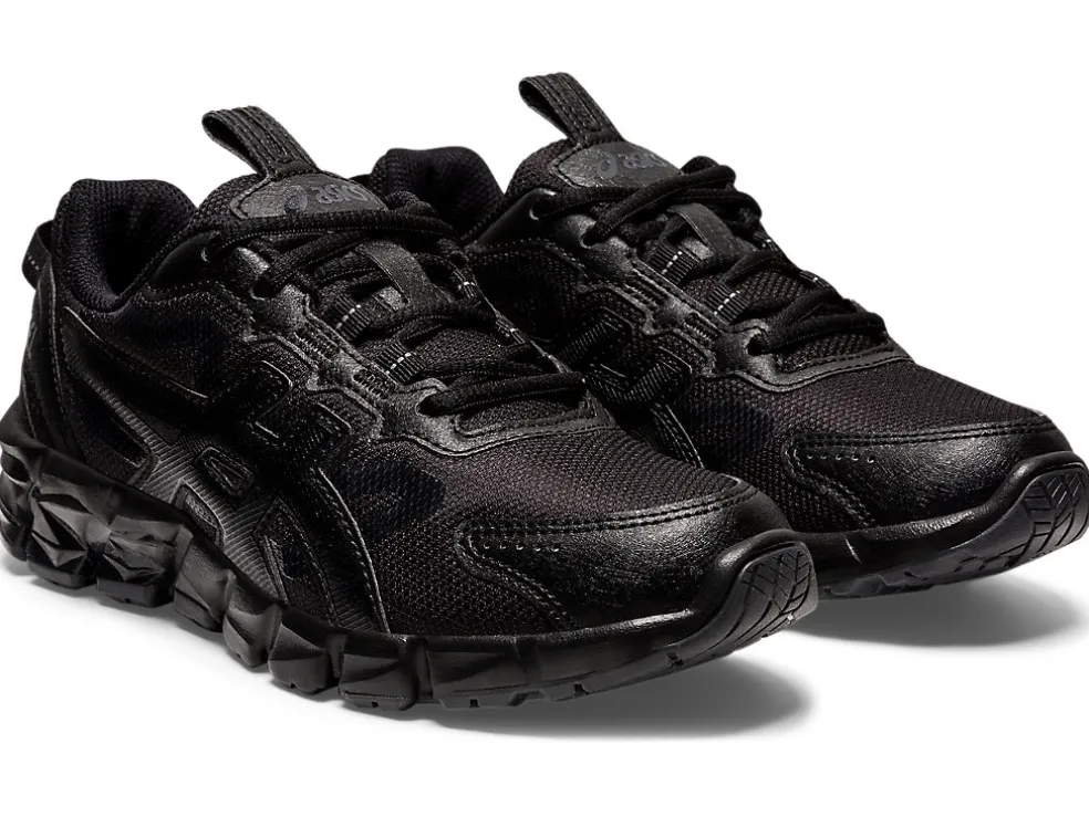 New ASICS GEL-QUANTUM 90 3 GRADE SCHOOL Black/Black