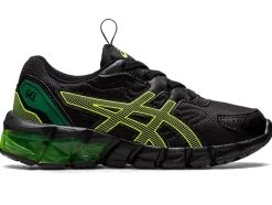 Clearance ASICS GEL-QUANTUM 90 3 PRE-SCHOOL Black/Safety Yellow