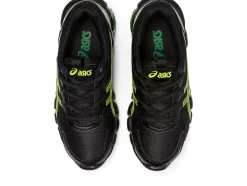 Clearance ASICS GEL-QUANTUM 90 3 PRE-SCHOOL Black/Safety Yellow