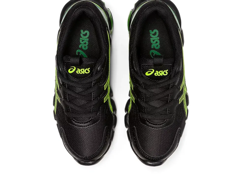 Clearance ASICS GEL-QUANTUM 90 3 PRE-SCHOOL Black/Safety Yellow