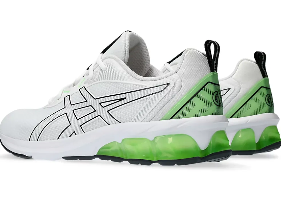 Cheap ASICS GEL-QUANTUM 90 IV White/Bright Lime