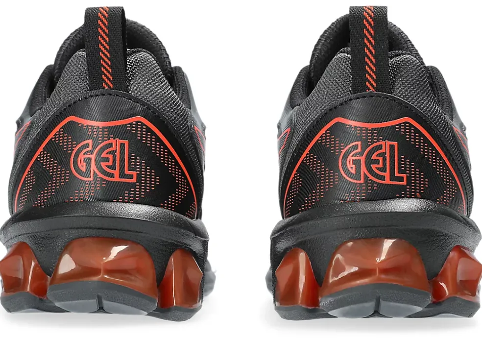 Best ASICS GEL-QUANTUM 90 IV GRADE SCHOOL Graphite Grey/Cherry Tomato