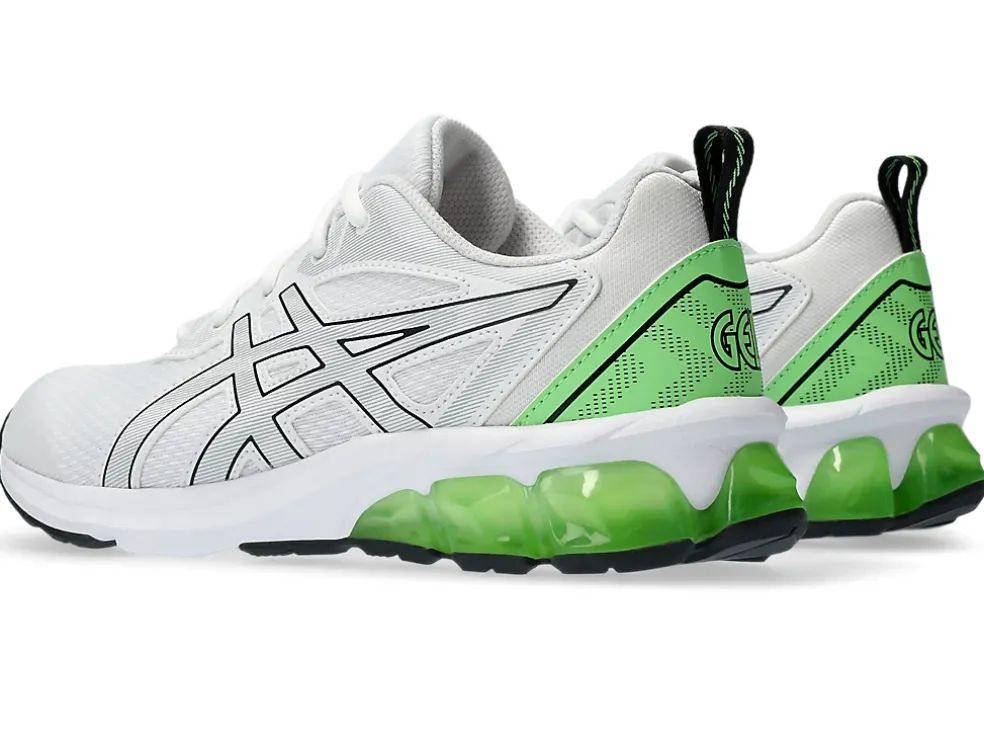 Store ASICS GEL-QUANTUM 90 IV GRADE SCHOOL White/Bright Lime