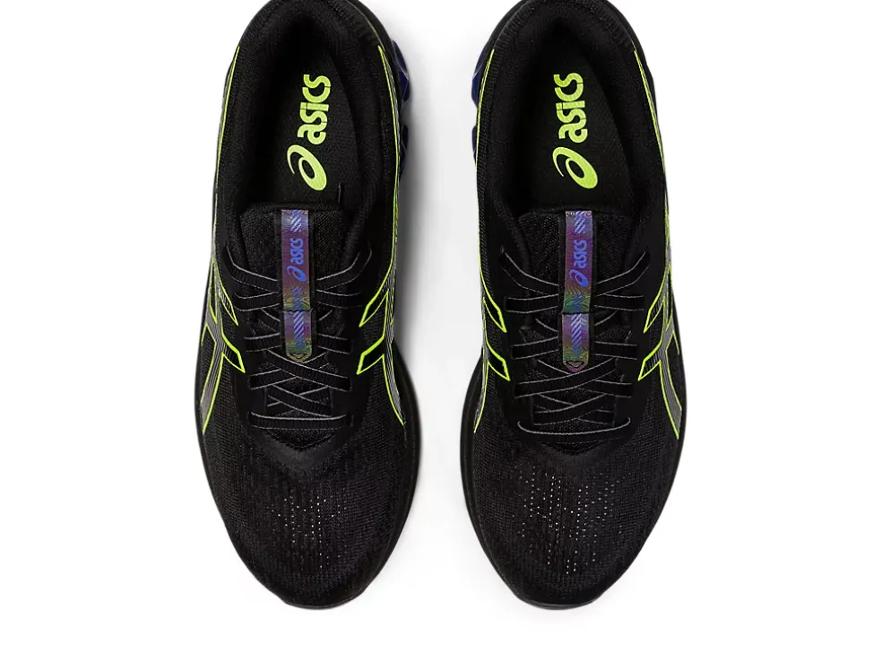 New ASICS GEL-QUANTUM 180 VII Black/Safety Yellow