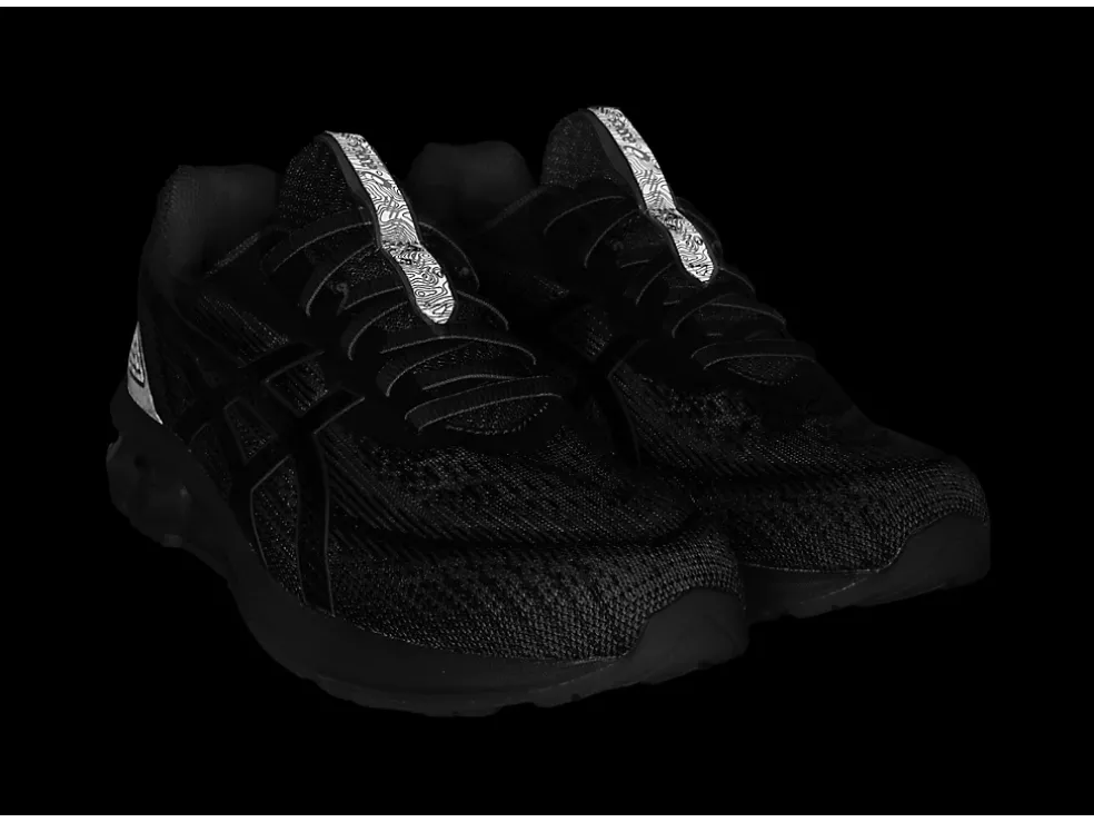 New ASICS GEL-QUANTUM 180 VII Black/Safety Yellow
