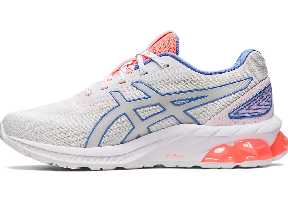 Sale ASICS GEL-QUANTUM 180 VII GRADE SCHOOL White/Sun Coral