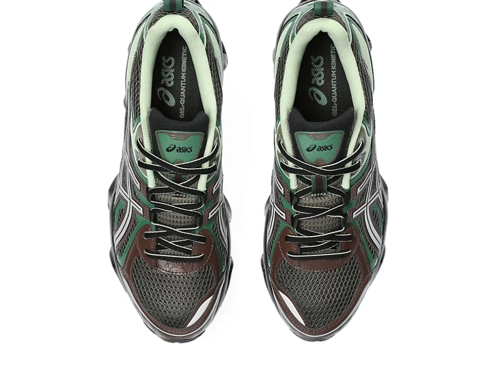 Outlet ASICS GEL-QUANTUM KINETIC Dark Sepia/Shamrock Green