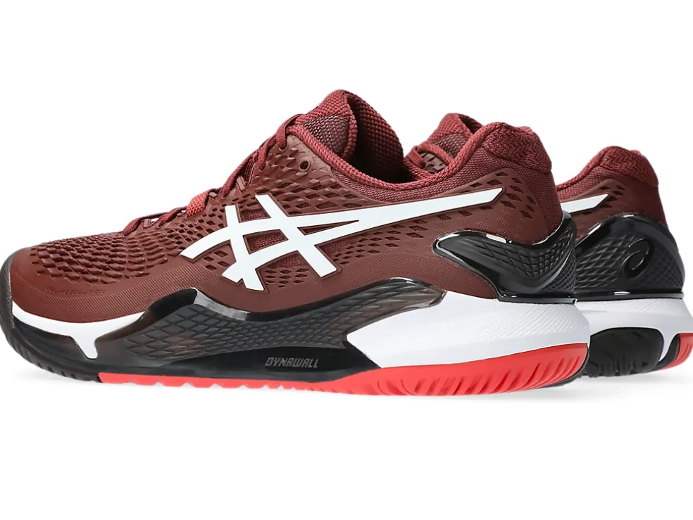 Outlet ASICS GEL-RESOLUTION 9 Antique Red/White