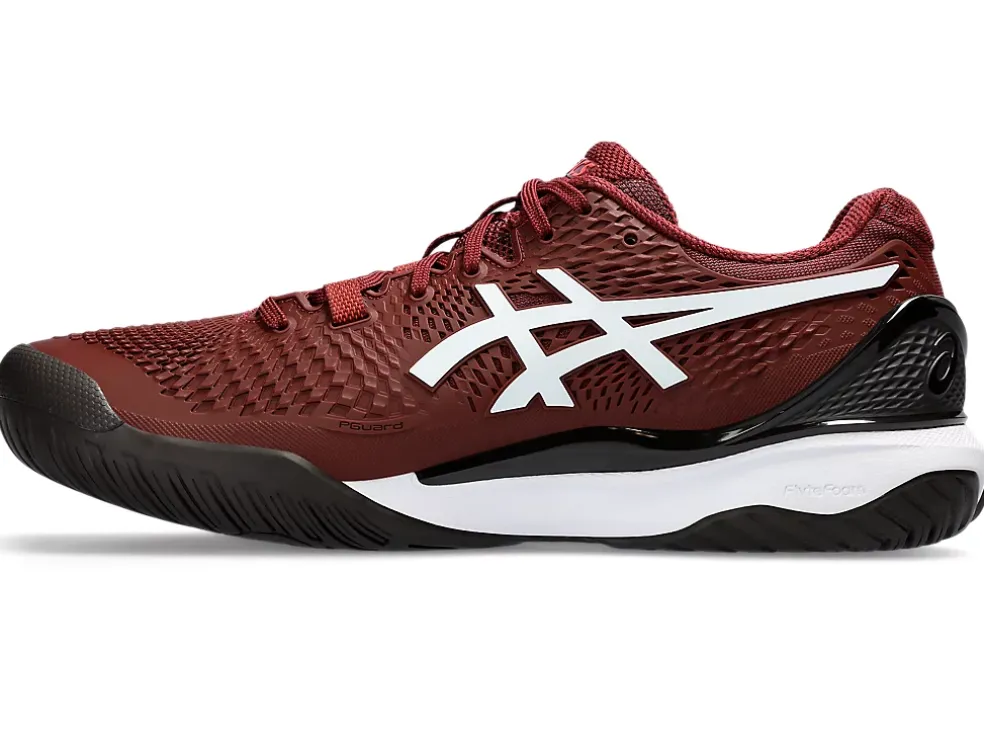 Outlet ASICS GEL-RESOLUTION 9 Antique Red/White