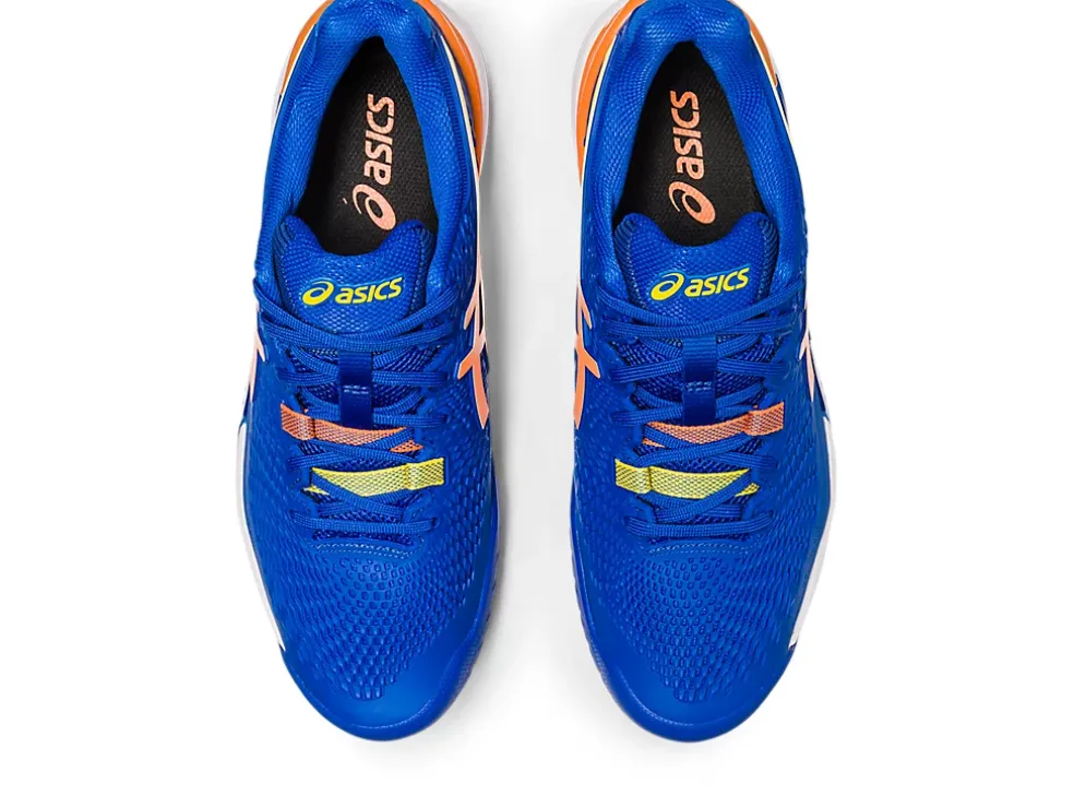 Online ASICS GEL-RESOLUTION 9 Tuna Blue/Sun Peach