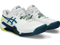 Discount ASICS GEL-RESOLUTION 9 White/Restful Teal