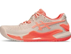 Shop ASICS GEL-RESOLUTION 9 Pearl Pink/Sun Coral