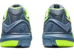 Shop ASICS GEL-RESOLUTION 9 Steel Blue/Hazard Green