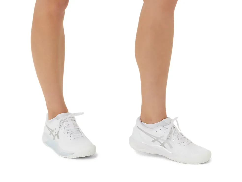 Cheap ASICS GEL-RESOLUTION 9 White/Pure Silver