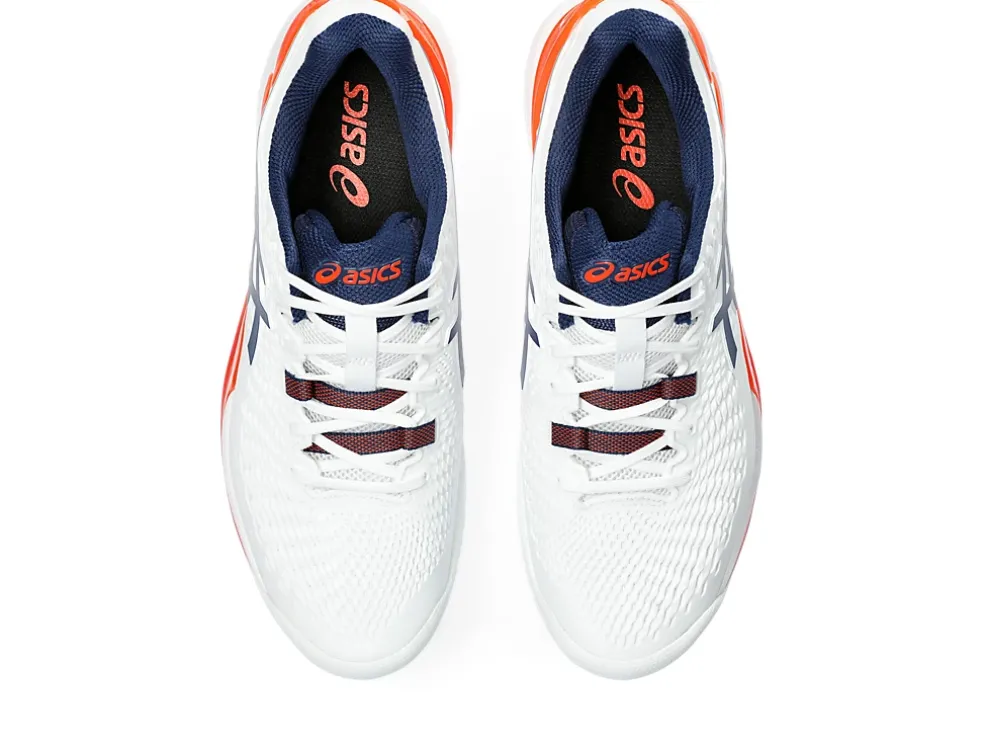 Cheap ASICS GEL-RESOLUTION 9 White/Blue Expanse