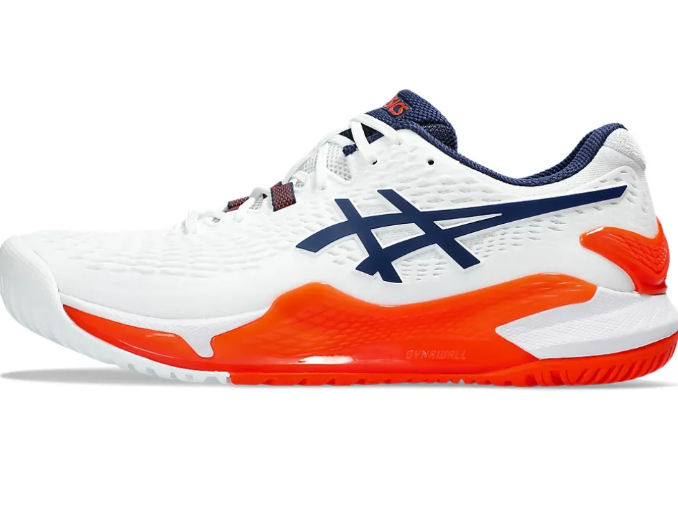 Cheap ASICS GEL-RESOLUTION 9 White/Blue Expanse