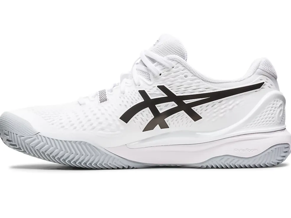 Online ASICS GEL-RESOLUTION 9 CLAY White/Black