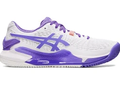 Online ASICS GEL-RESOLUTION 9 CLAY White/Amethyst