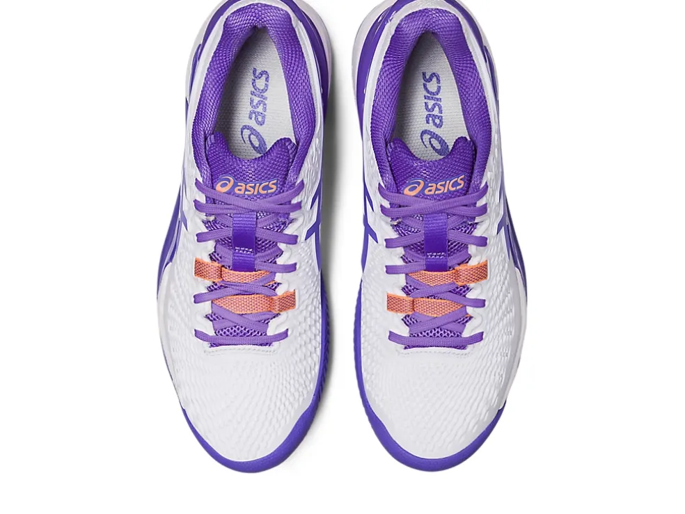 Online ASICS GEL-RESOLUTION 9 CLAY White/Amethyst