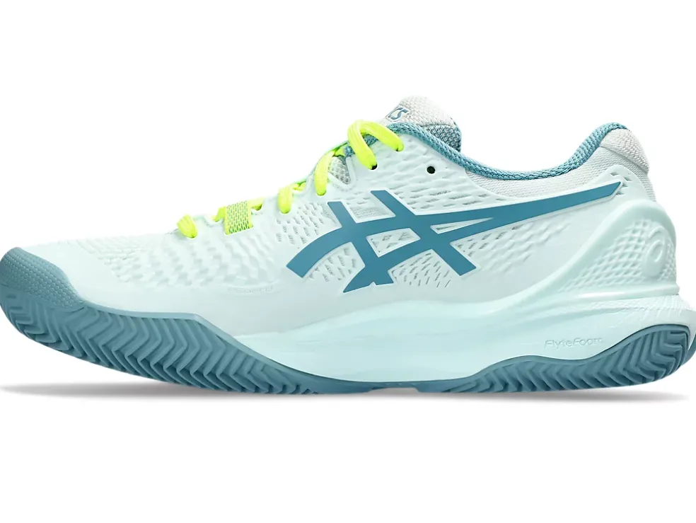 Hot ASICS GEL-RESOLUTION 9 CLAY Soothing Sea/Gris Blue