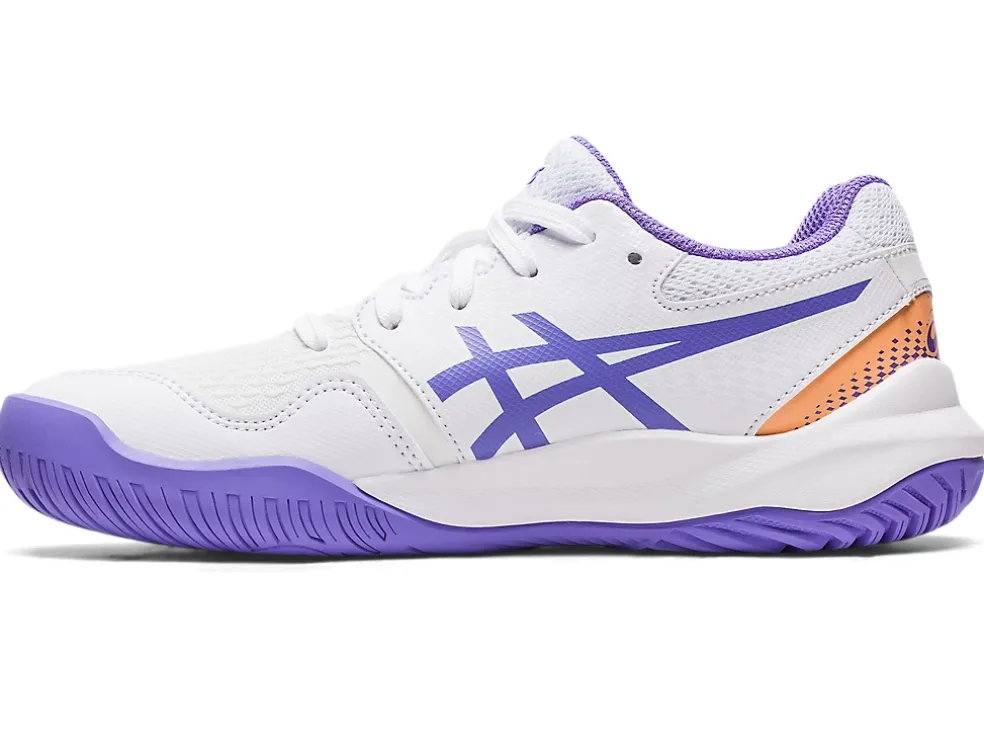 Cheap ASICS GEL-RESOLUTION 9 GRADE SCHOOL White/Amethyst