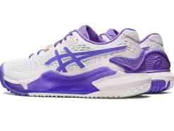 New ASICS GEL-RESOLUTION 9 OC White/Amethyst
