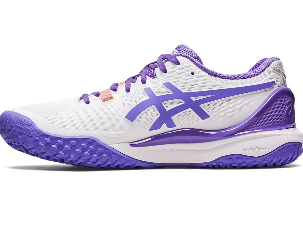 New ASICS GEL-RESOLUTION 9 OC White/Amethyst