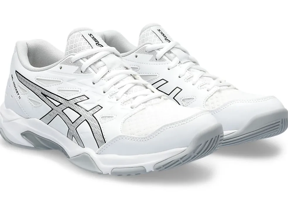 Outlet ASICS GEL-ROCKET 11 White/Pure Silver
