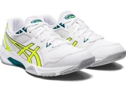 Best Sale ASICS GEL-ROCKET 10 White/Safety Yellow