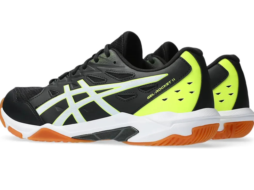 Outlet ASICS GEL-ROCKET 11 WIDE Black/White