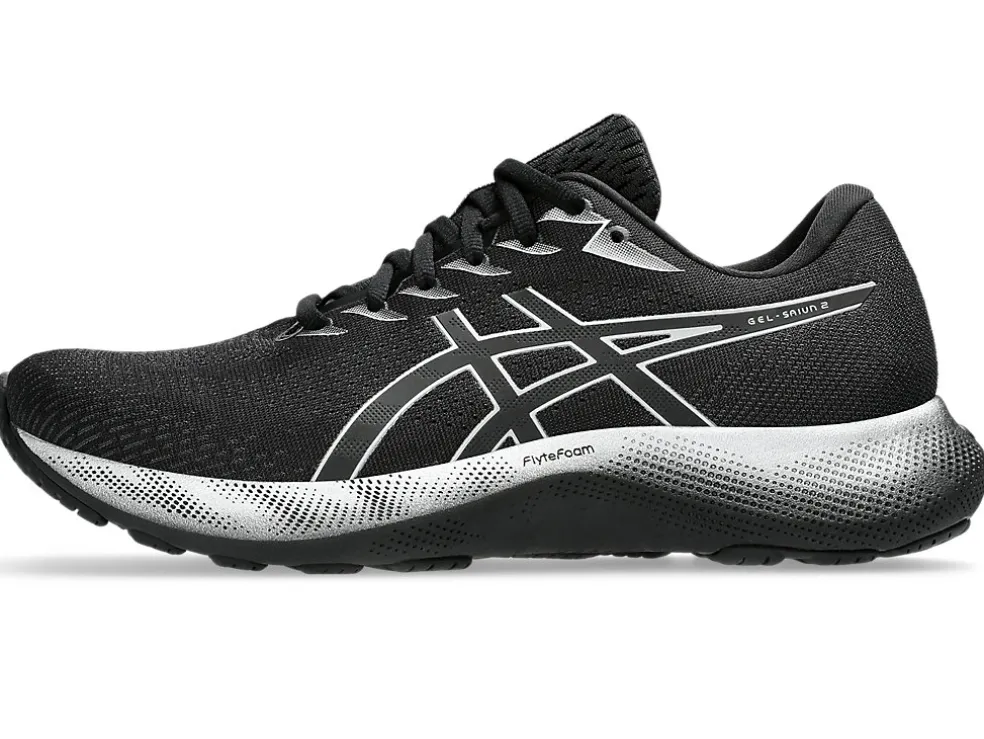 Flash Sale ASICS GEL-SAIUN 2 Black/Pure Silver