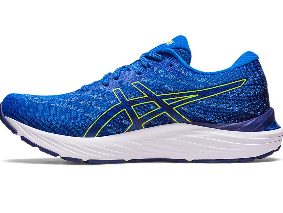 Cheap ASICS GEL-STRATUS 3 KNIT Electric Blue/Safety Yellow