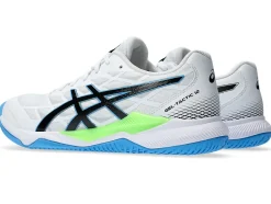 Cheap ASICS GEL-TACTIC 12 White/Lime Burst