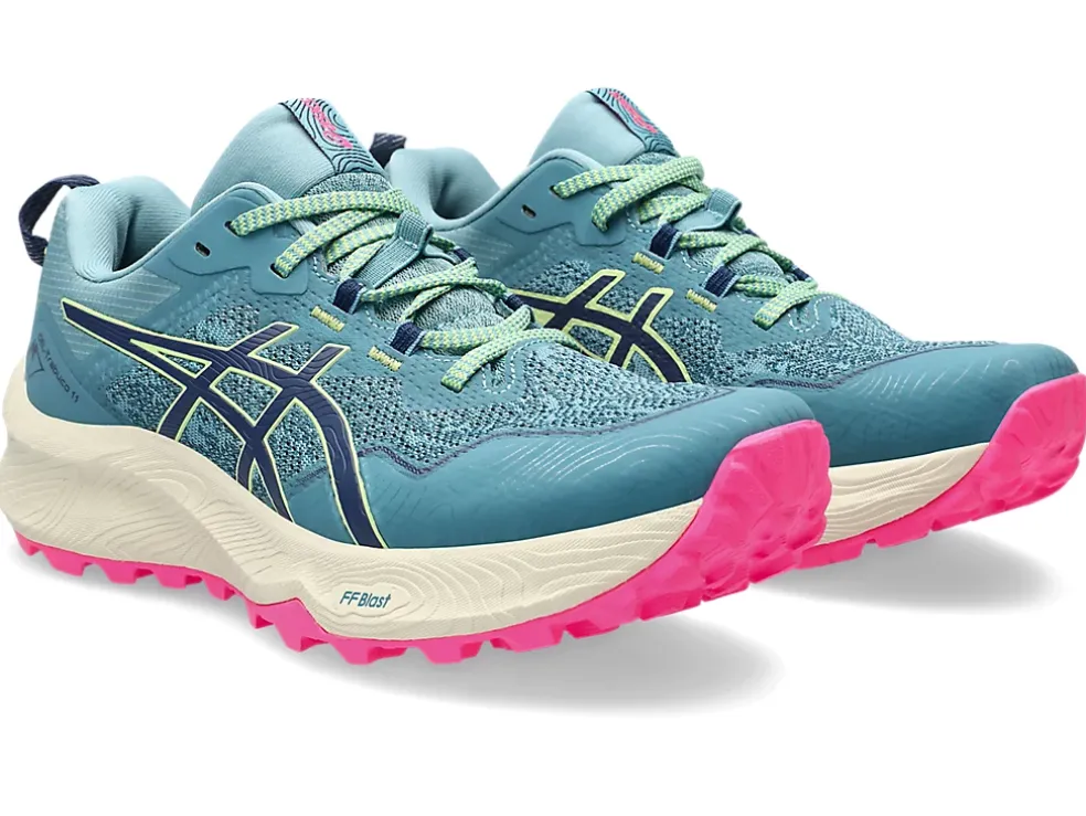 Discount ASICS GEL-TRABUCO 11 Gris Blue/Deep Ocean