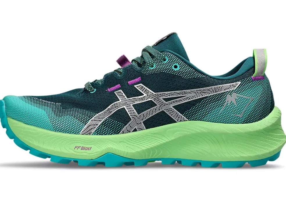 Hot ASICS GEL-TRABUCO 12 Rich Teal/Pure Silver