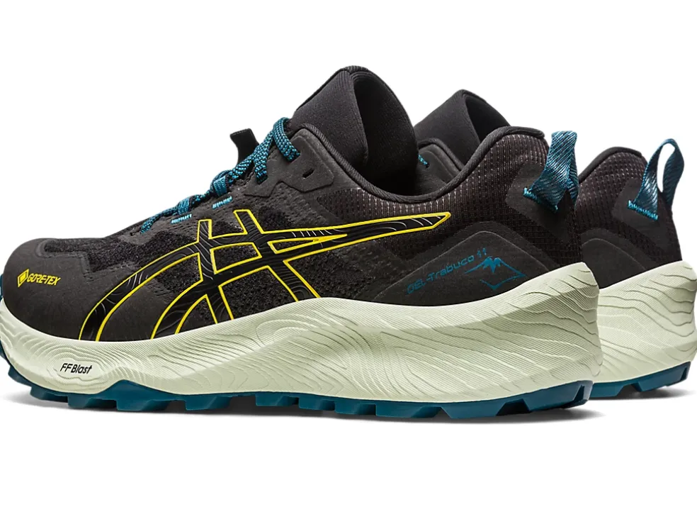 New ASICS GEL-TRABUCO 11 GTX Black/Golden Yellow