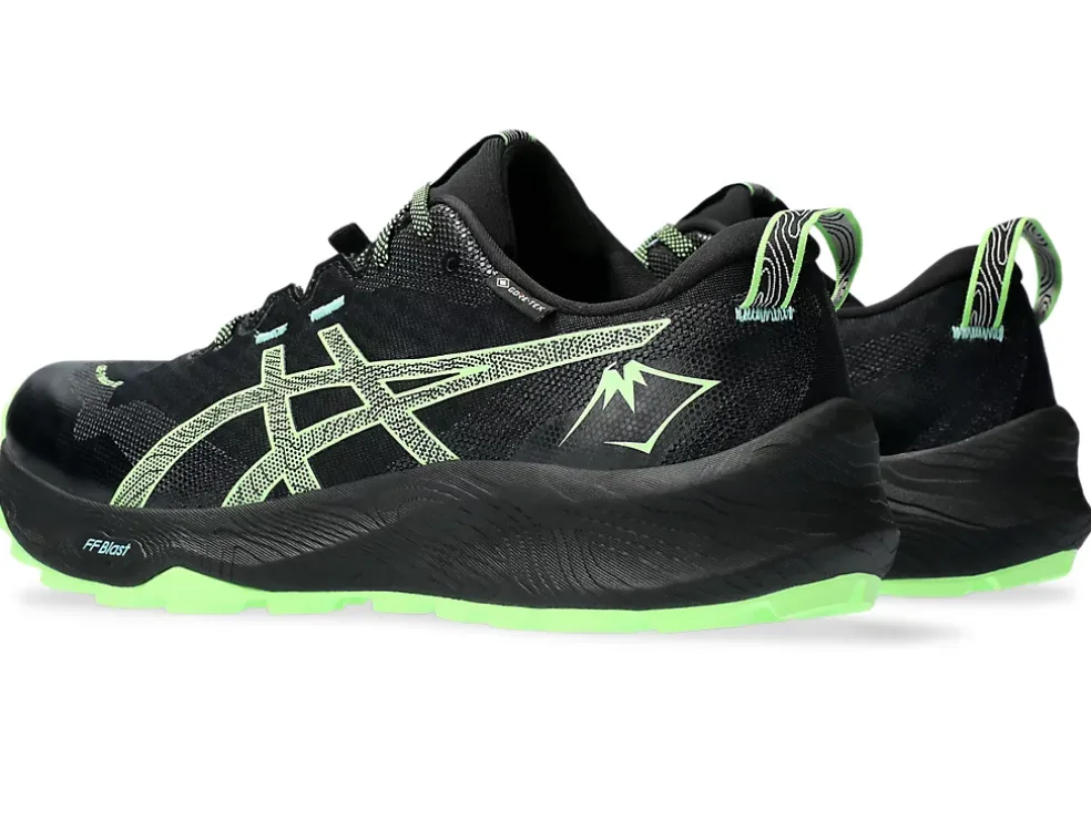 Cheap ASICS GEL-TRABUCO 12 GTX Black/Illuminate Green