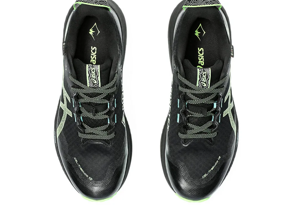 Cheap ASICS GEL-TRABUCO 12 GTX Black/Illuminate Green