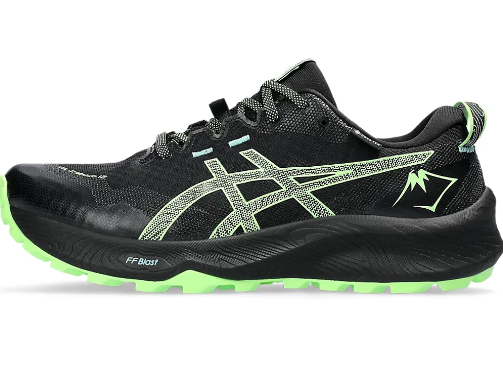 Cheap ASICS GEL-TRABUCO 12 GTX Black/Illuminate Green