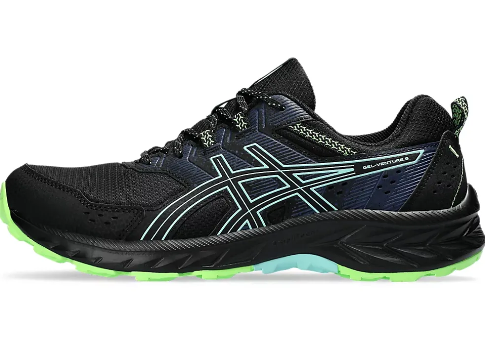 Sale ASICS GEL-VENTURE 9 Black/Illuminate Mint