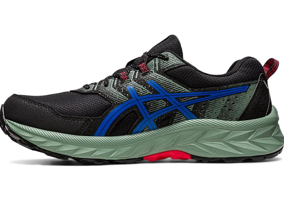 Discount ASICS GEL-VENTURE 9 EXTRA WIDE Black/Tuna Blue