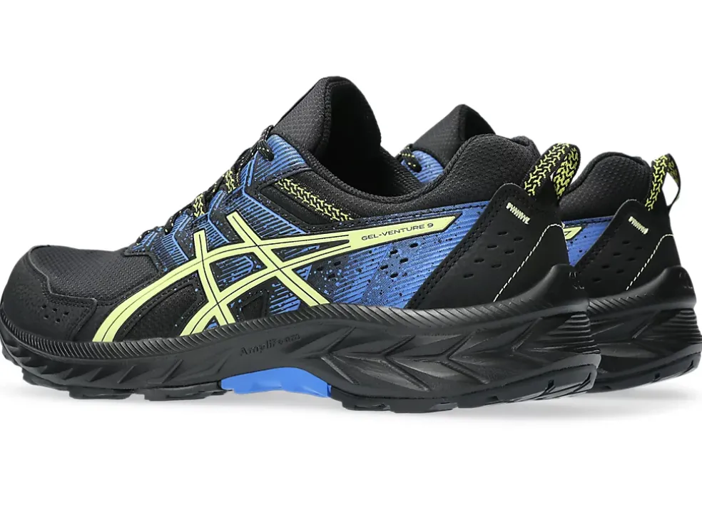 Discount ASICS GEL-VENTURE 9 EXTRA WIDE Black/Glow Yellow