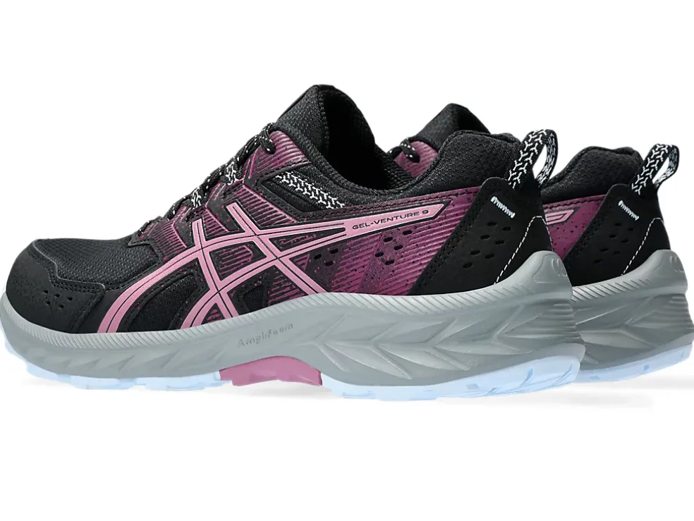 Fashion ASICS GEL-VENTURE 9 EXTRA WIDE Black/Soft Berry