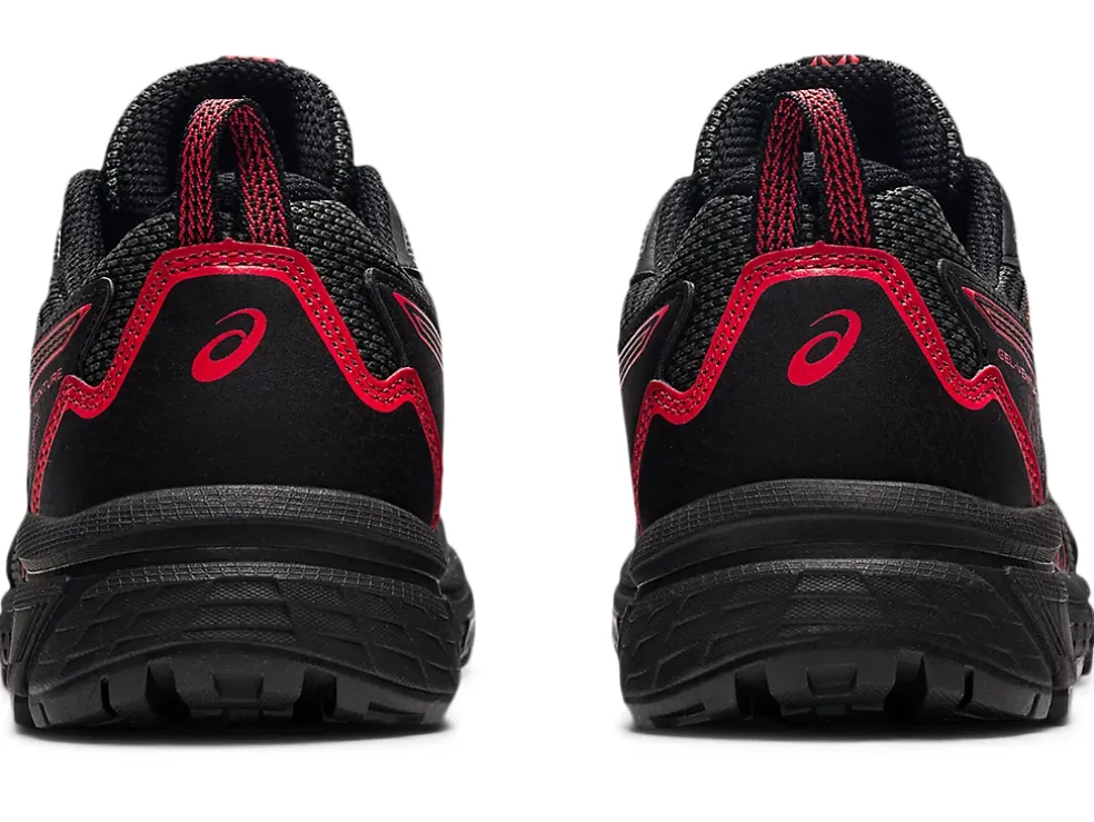 Store ASICS GEL-VENTURE 8 GRADE SCHOOL Black/Electric Red